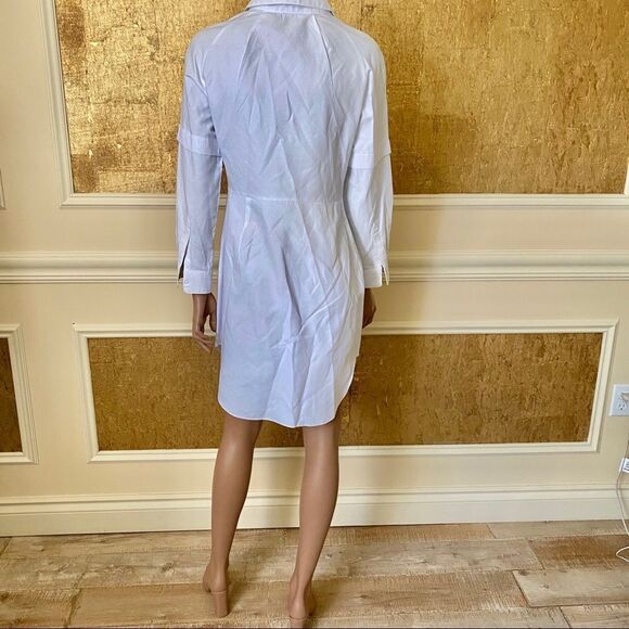 LNK Landscape buttons down mini tunic dress S - Picture 6 of 11